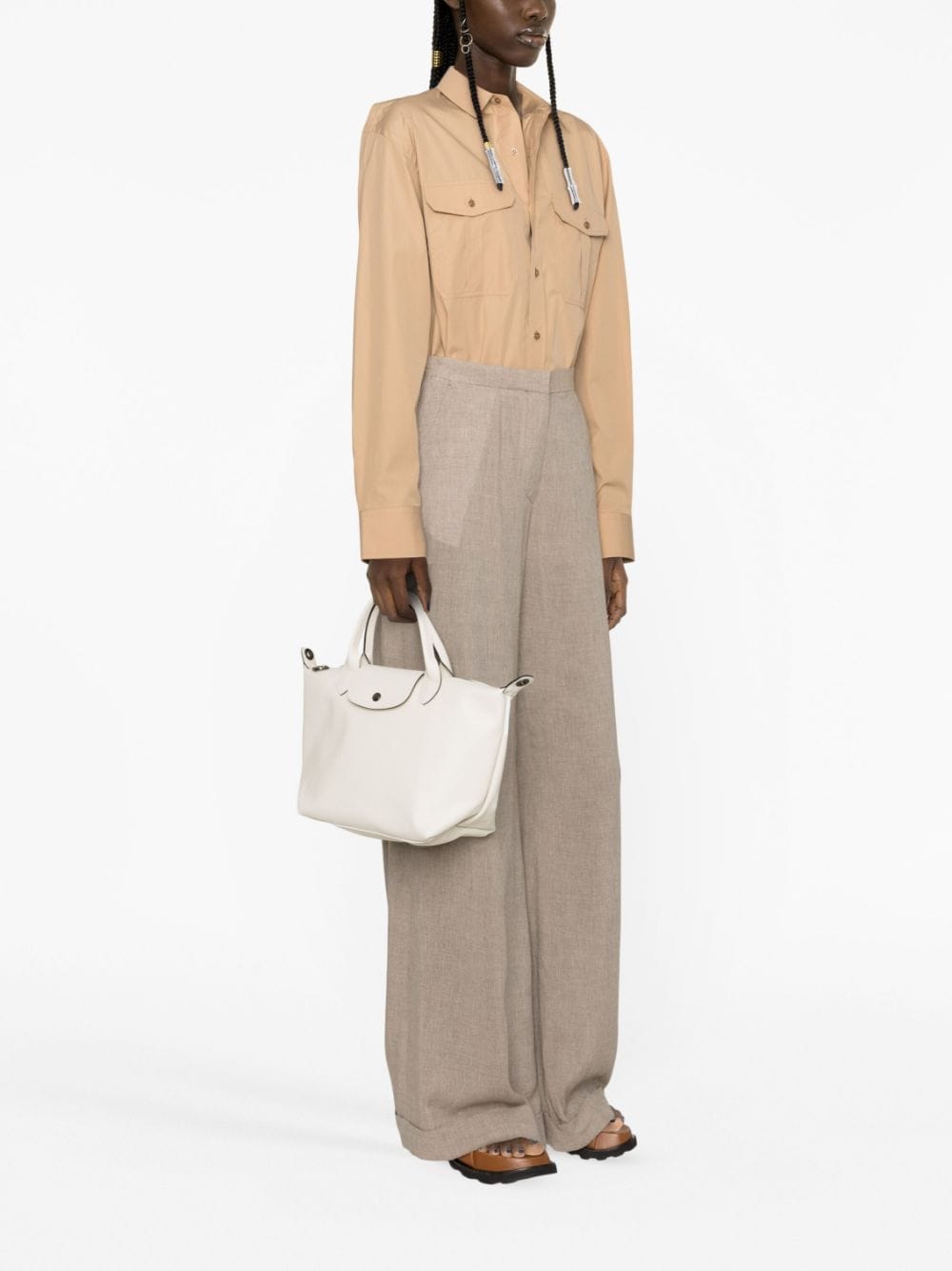 Shop Longchamp Small Le Pliage Xtra Tote Bag In Neutrals