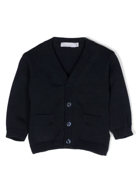 Patachou knitted-construction button-up cardigan