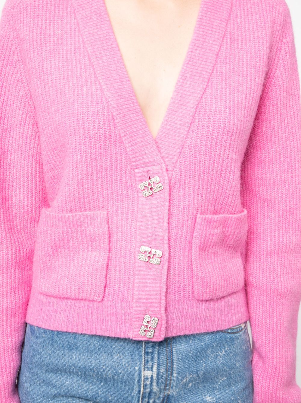 BUTTERFLY-BUTTON CARDIGAN
