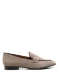 Sarah Chofakian Lauren penny-slot leather loafers - Neutrals