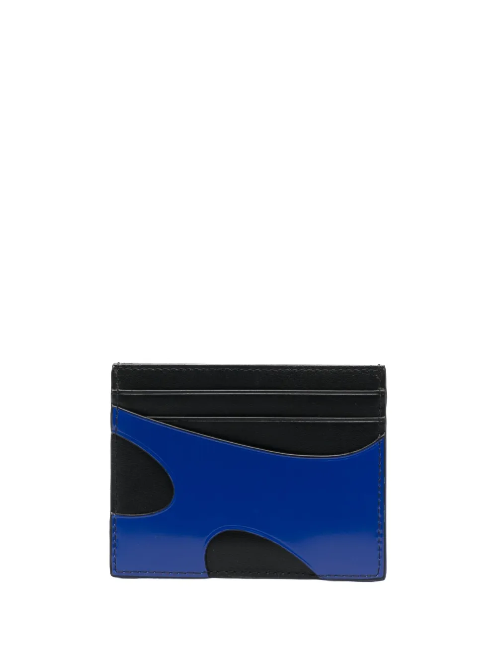 Ferragamo cut-out leather cardholder - Zwart