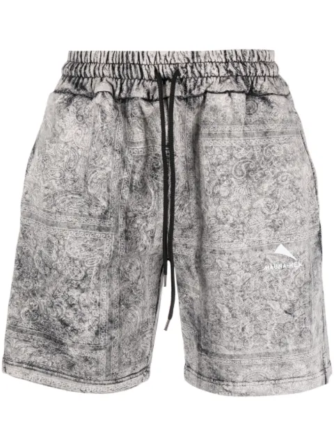 Mauna Kea - bandana-print cotton shorts