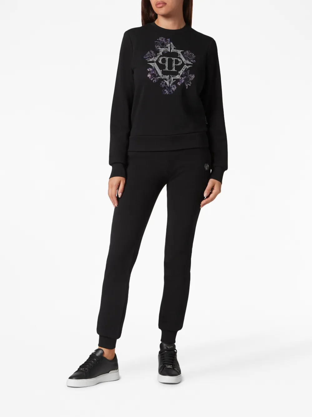 Philipp Plein Sweater met ronde hals - Zwart