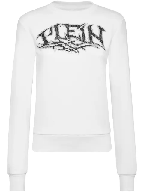 Philipp Plein logo-embellished cotton sweatshirt