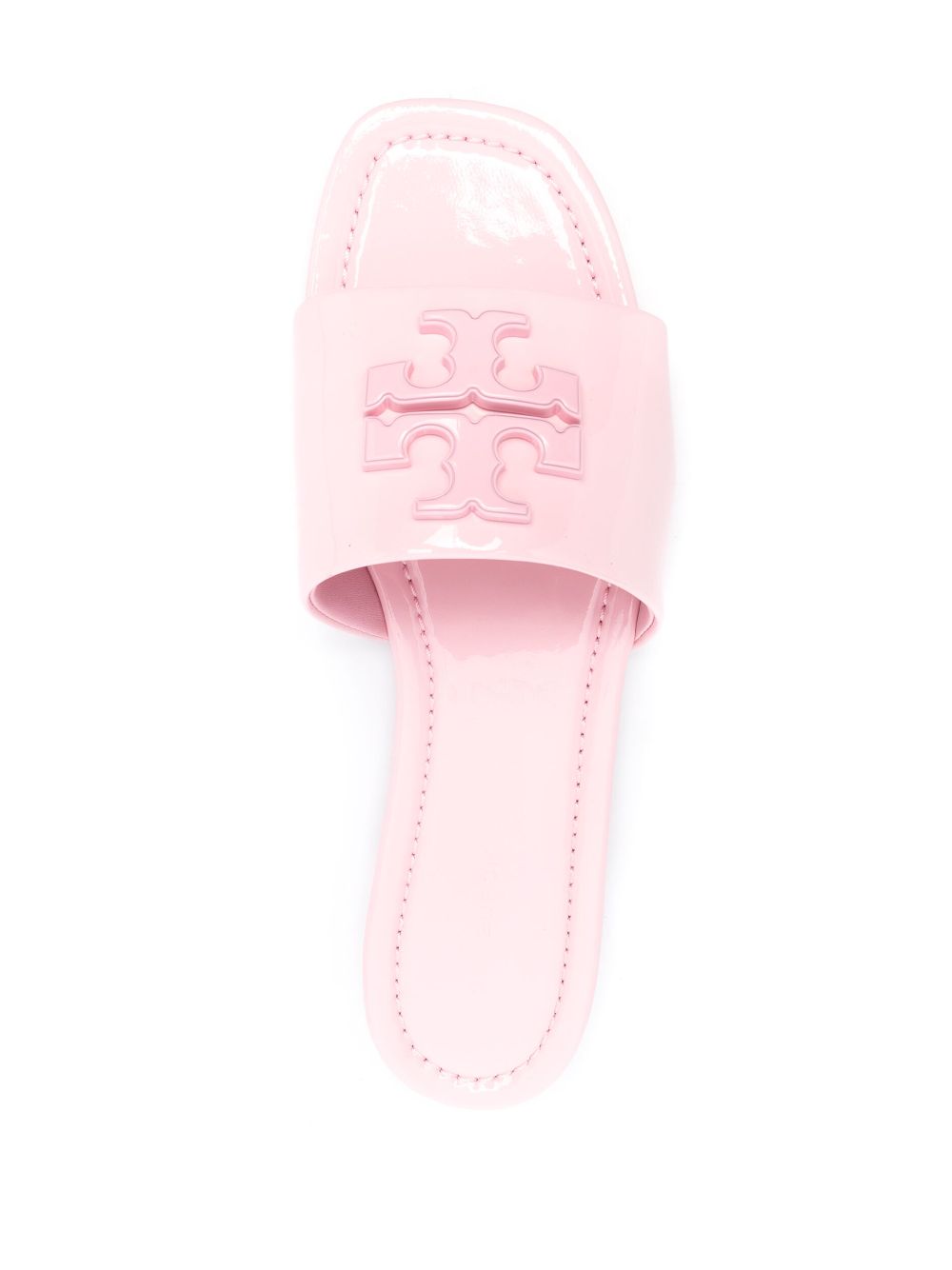 Tory Burch Eleanor Patent Leather Slides In Pink | ModeSens