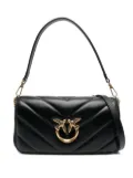 PINKO mini Love Bag leather tote bag - Black