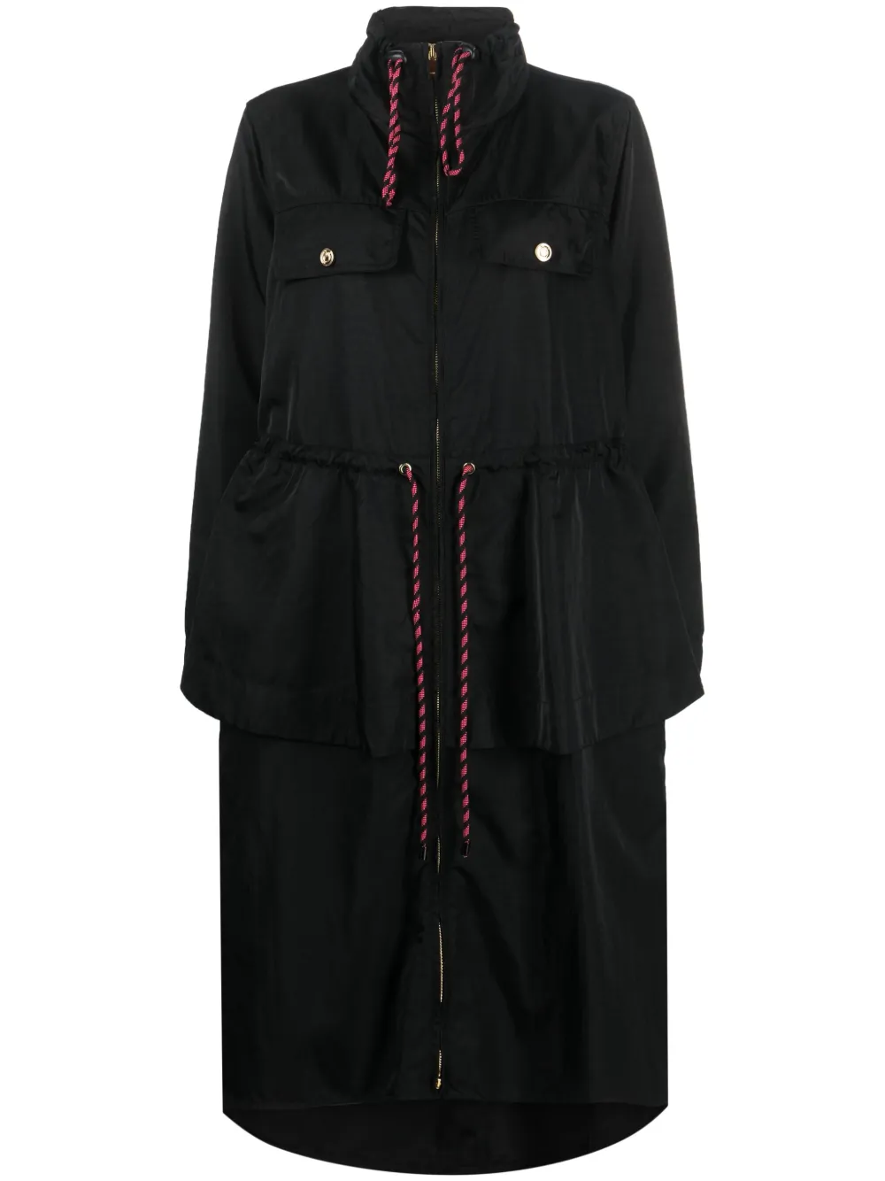 PINKO Parka met trekkoord Zwart