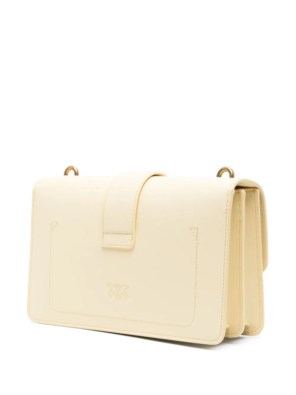 PINKO Love One Simply Leather Crossbody Bag Farfetch