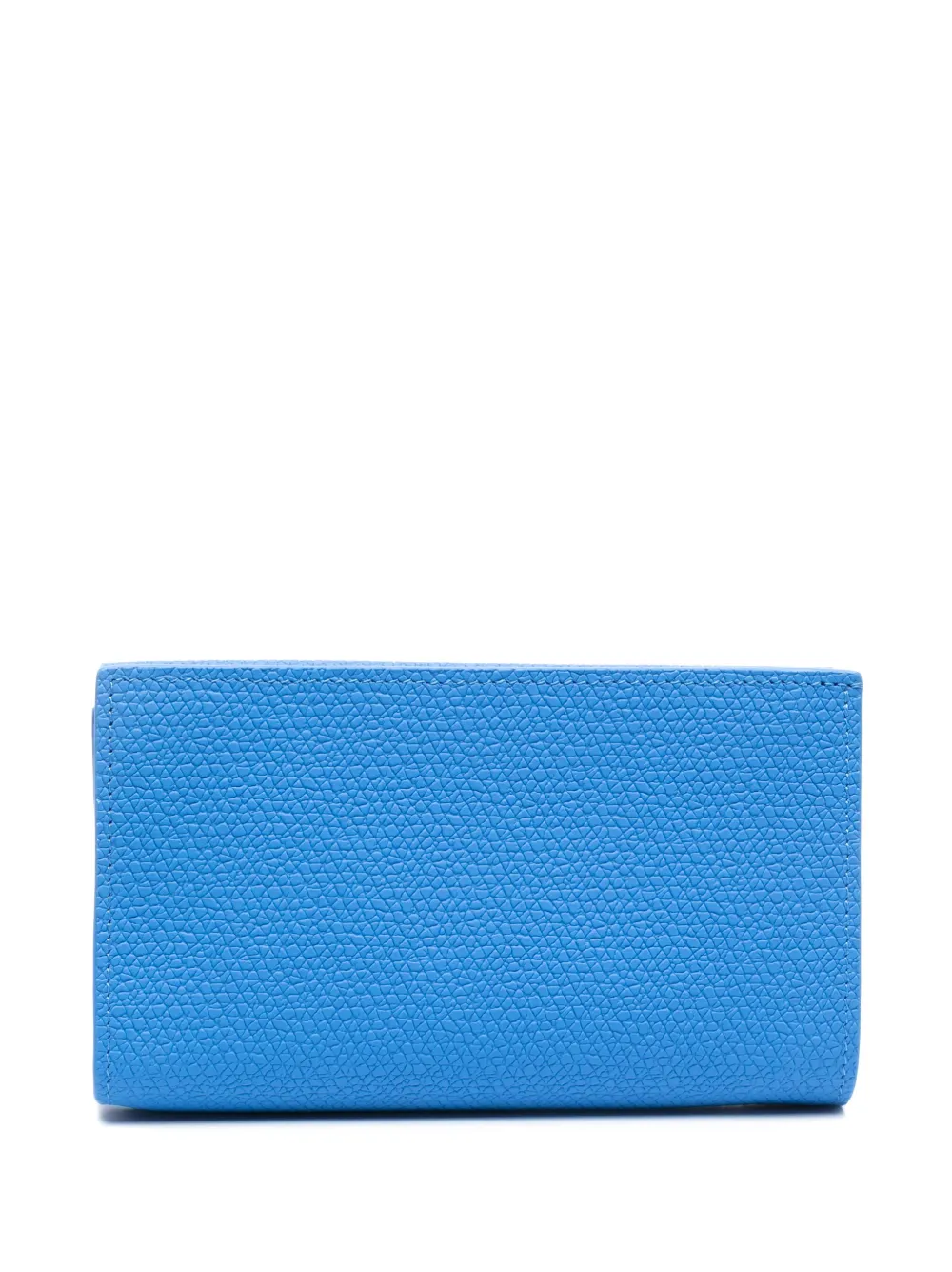 Longchamp Roseau leren portemonnee - Blauw