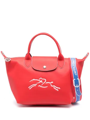 Longchamp le pliage cuir s hot sale