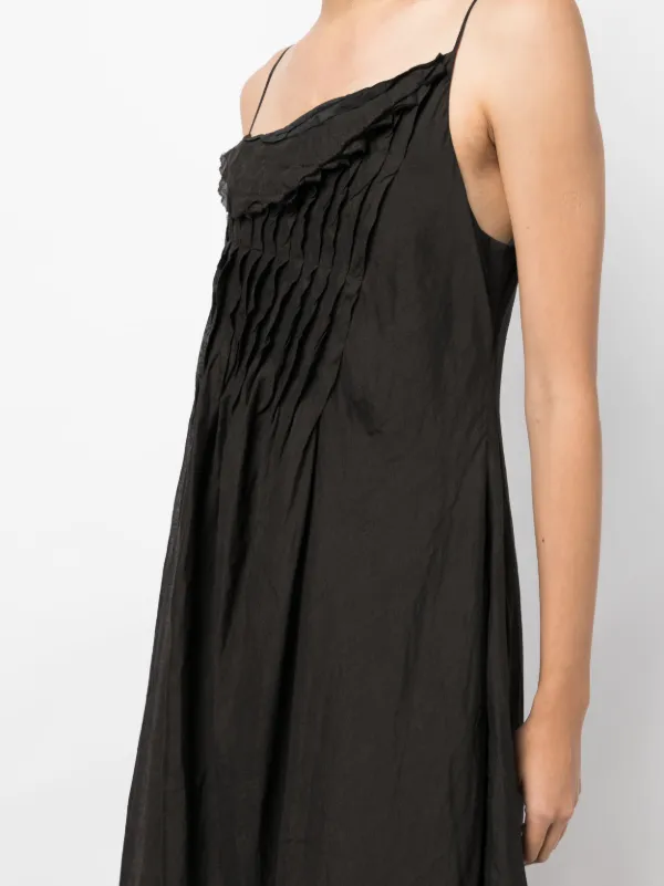 Marc Le Bihan Asymmetric Long Dress | Black | FARFETCH JO