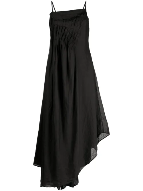 Robe longue à design asymétrique - Marc Le Bihan - Modalova