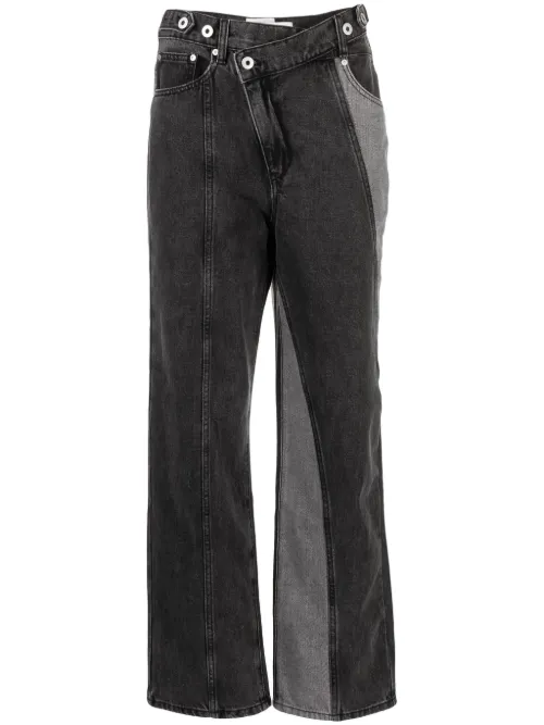 Pantalon droit à patch logo - Feng Chen Wang - Modalova