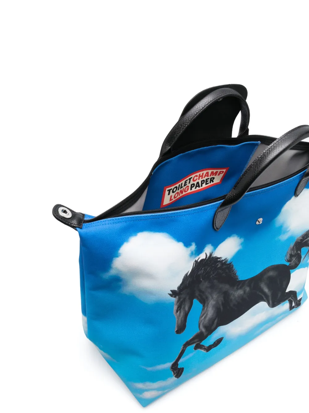 Longchamp x Toilet Paper Leather Travel Bag Farfetch