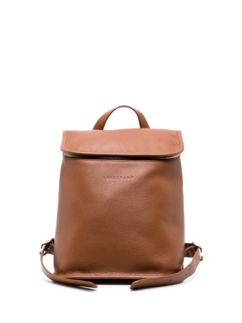 Longchamp Le Foulonné leather backpack