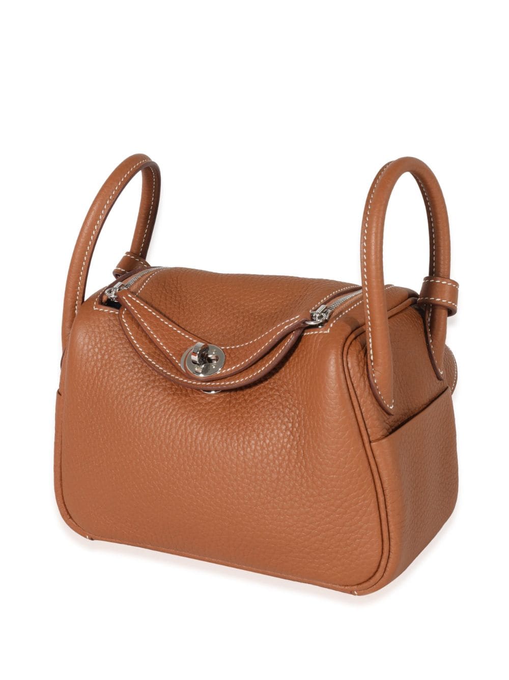Hermès 2019 Pre-owned Mini Lindy 20 Two-Way Handbag - Orange