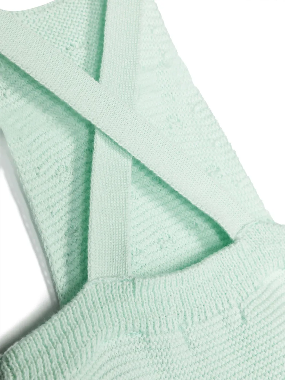 Patachou Romper met gekruiste bandjes Groen