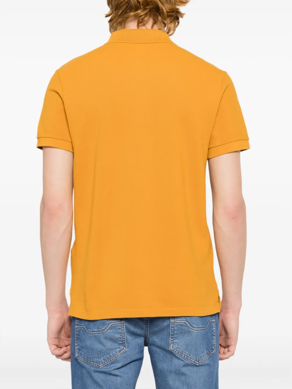 Osklen Katoenen poloshirt met logo Geel