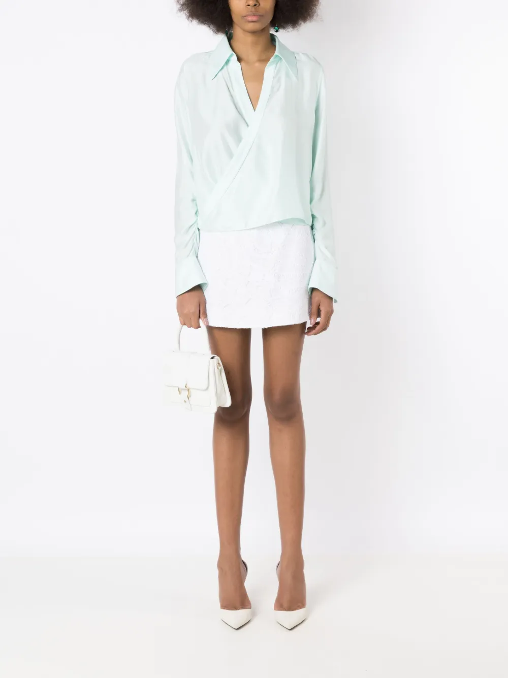 Martha Medeiros Camisa Andrea de seda com transpasse | Camisas | Image 2