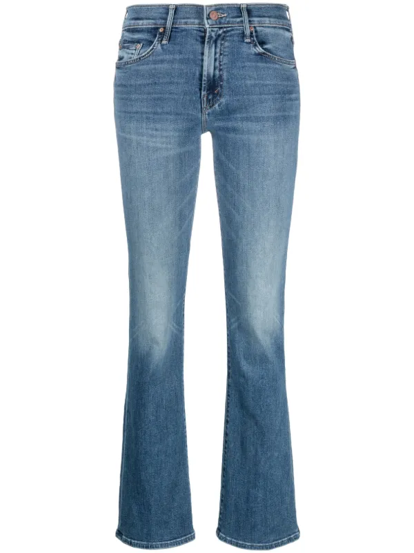 MOTHER mid-rise Flared Jeans - Farfetch