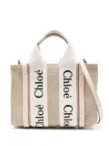 Chloé Woody tote bag - Neutrals