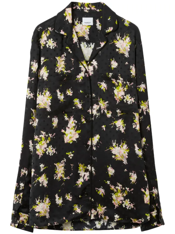 Burberry store floral shirt