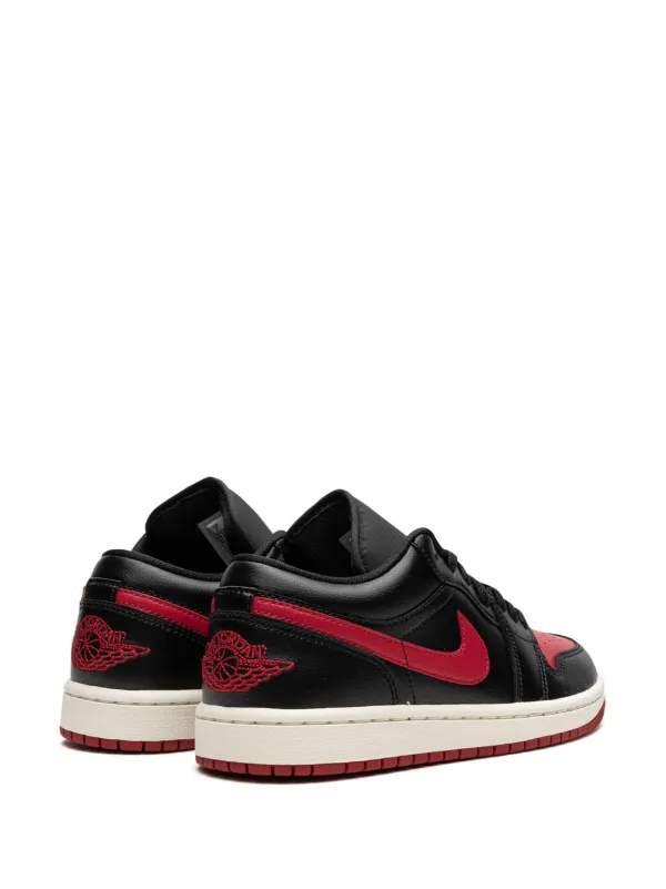 Air Jordan 1 Low 'White/Gym Red-Black Sail