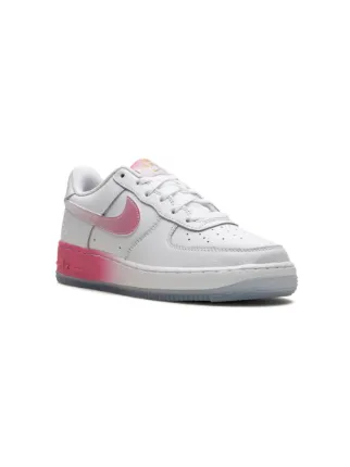pink tick air force ones