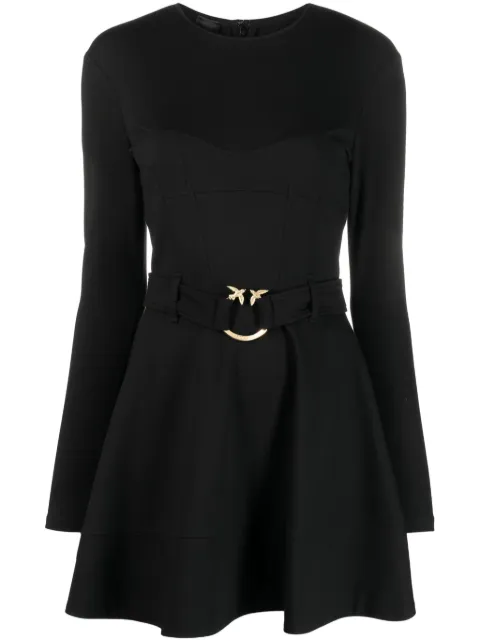 PINKO Minikleid mit Love Birds-Schnalle