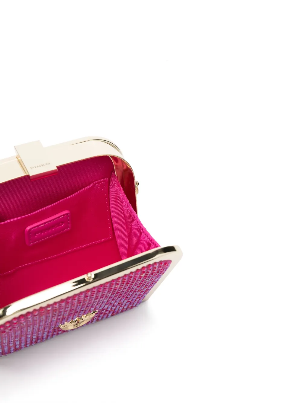 PINKO rhinestone-embellished Box Clutch Bag - Farfetch