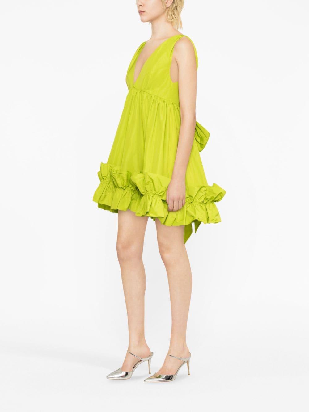 PINKO Ruffled Taffeta Minidress - Farfetch