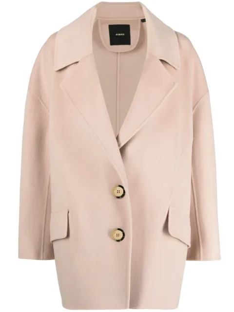 PINKO single-breasted wool coat