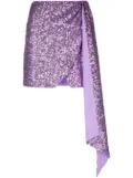 PINKO sequin-embellished miniskirt - Purple