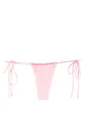 Frankies Bikinis broderie anglaise bikini bottoms - Pink