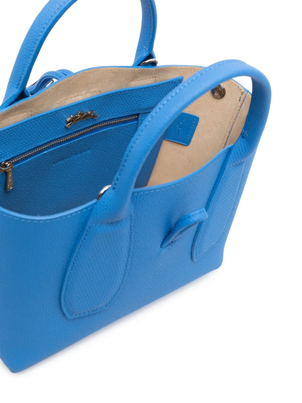 Longchamp Small Roseau Leather Tote Bag Farfetch