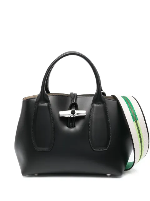 Longchamp small Roseau leather tote bag