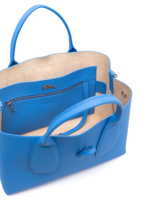 Longchamp Small Roseau Leather Tote Bag - Farfetch