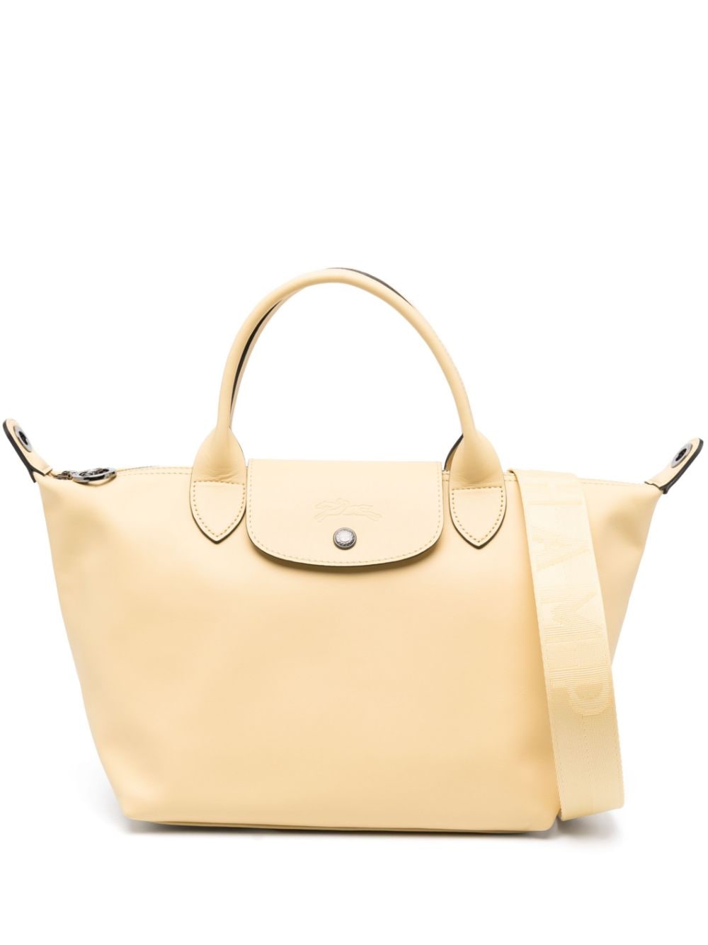 Longchamp Small Le Pliage Xtra Leather Tote Bag - Yellow