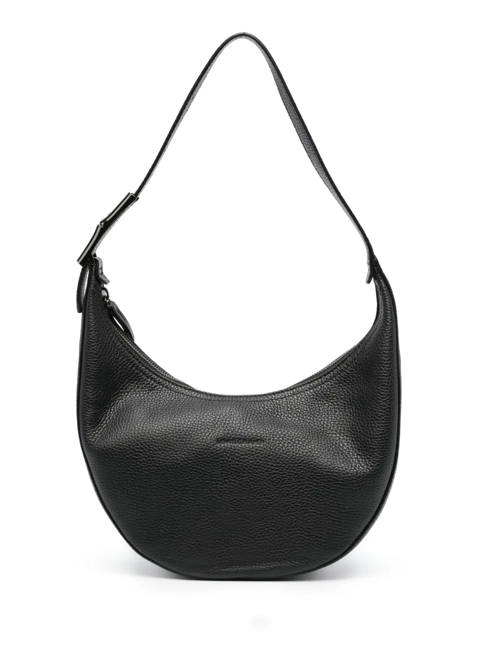 Longchamp Medium Roseau Essential Hobo Bag In Black