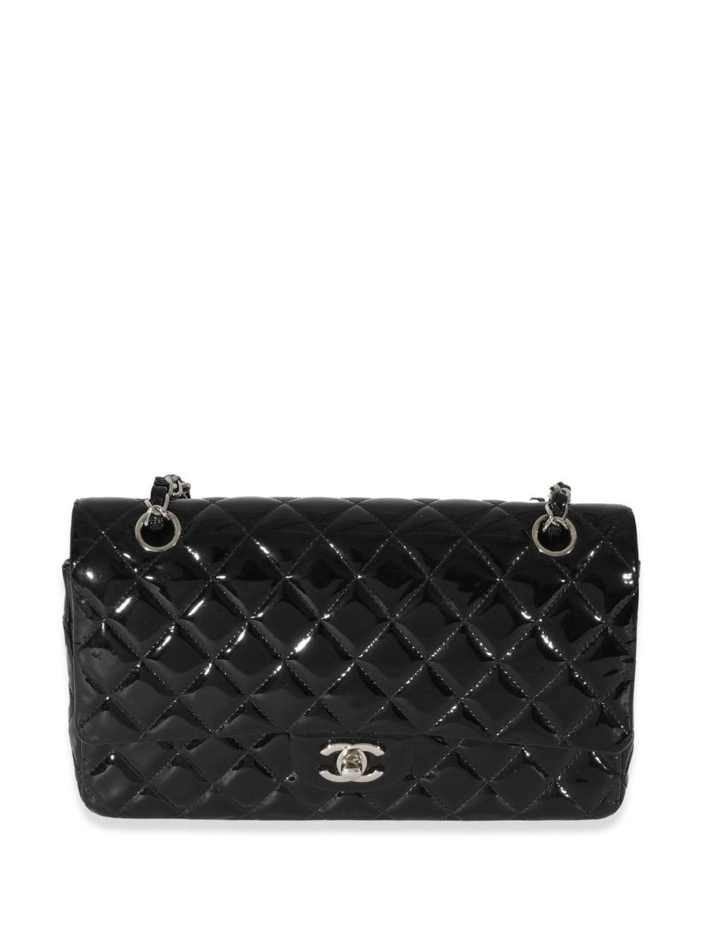 Pre-owned Chanel Medium Double Flap Shoulder Bag In Black