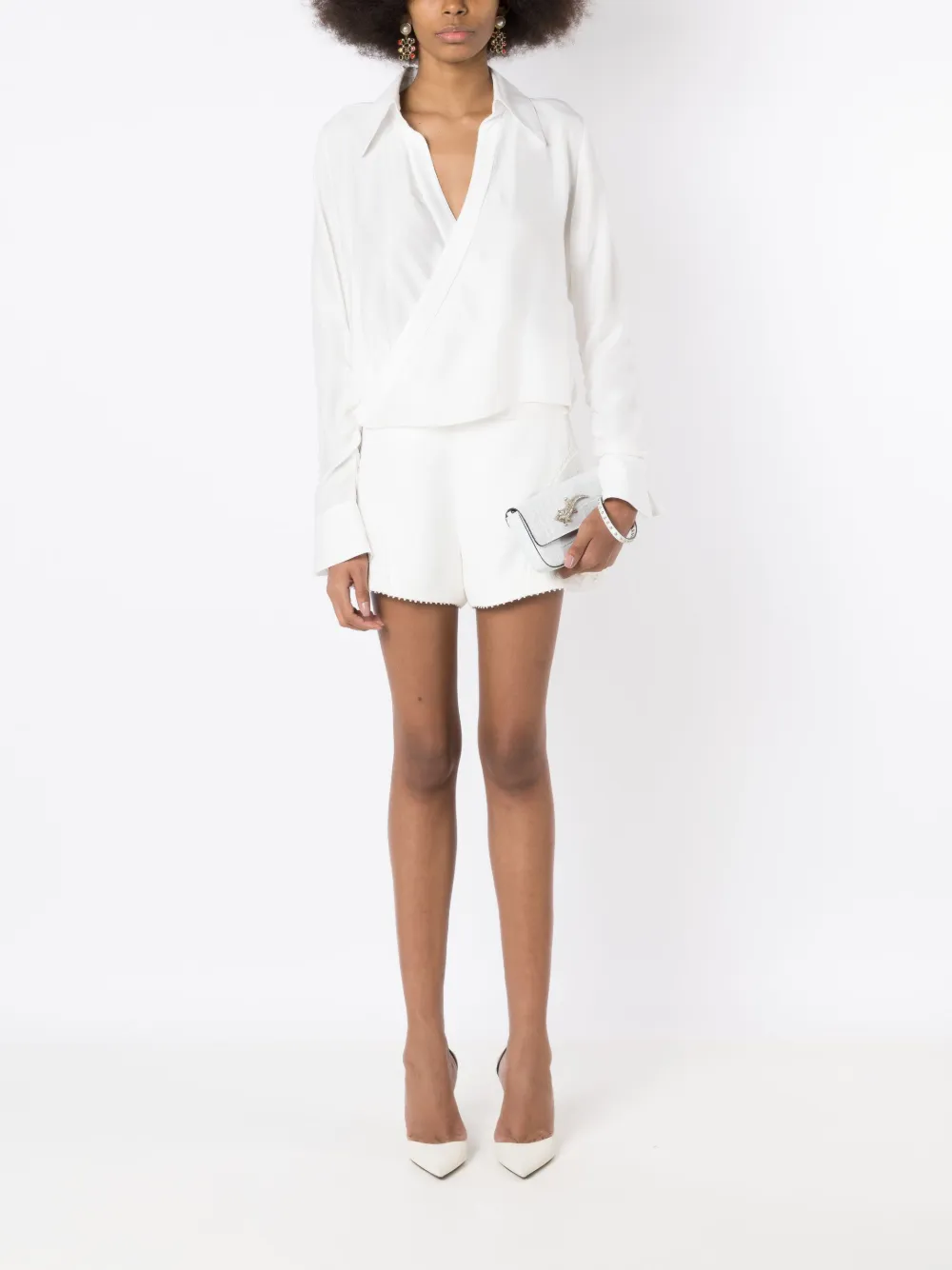 Martha Medeiros Camisa Andrea de seda com transpasse | Camisas | Image 2