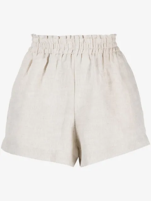 Reformation Mila linen shorts