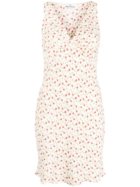 Reformation Calix floral-print minidress