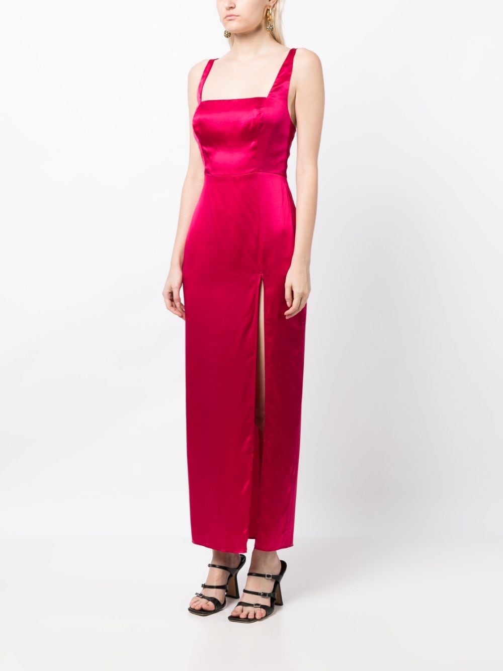 Reformation Solay Silk Midi Dress - Farfetch