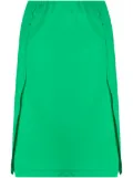 Raf Simons pleated-panel midi skirt - Green