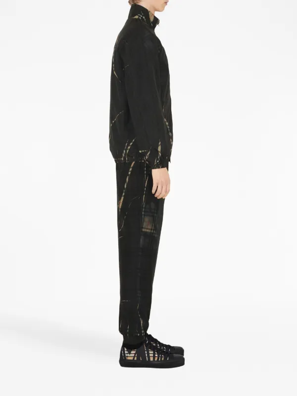 【BURBERRY】残り僅か★CHECK フーディジャケット Burberry Sliced Check Jacket | Black | FARFETCH UK
