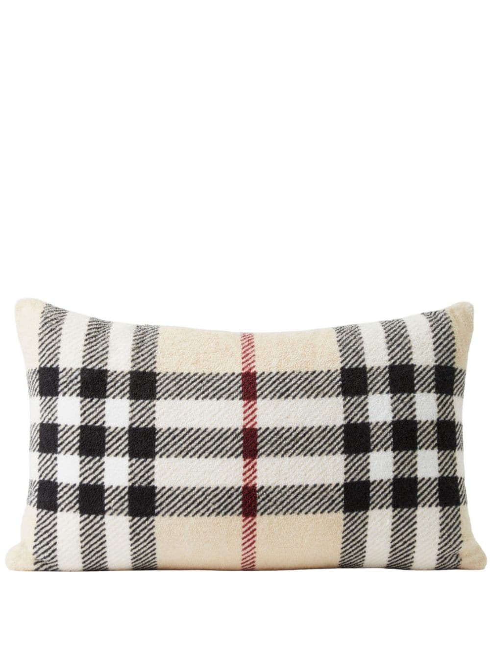 Burberry Vintage Check-pattern Cotton Cushion In Neutrals