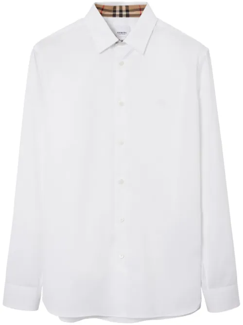 Chemise boutonnée à manches longues - Burberry - Modalova