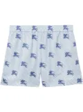 Burberry EKD TB-monogram silk shorts - Blue