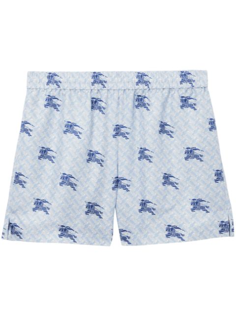 Burberry EKD TB-monogram silk shorts